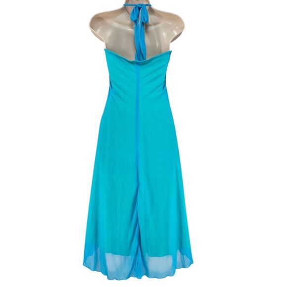 blue jeans and brown dress shoes Blue Beaded Ruched Satin Lace-up Homecoming Dress – Tailordea main image 1
